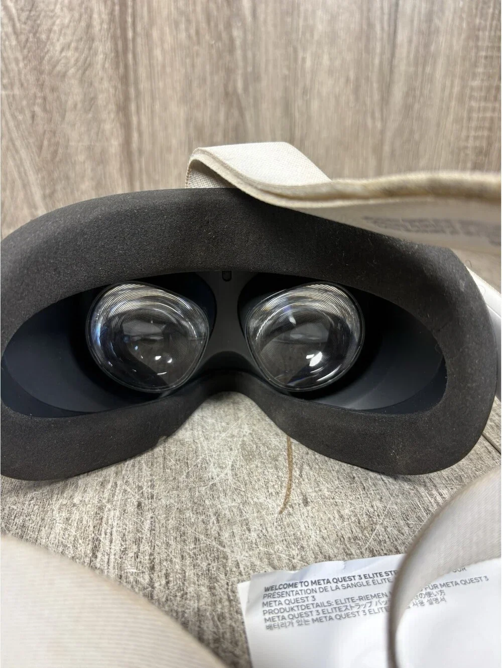 Meta Quest 2 256GB VR Headset Only w Head Strap KW49CM Tested No Controllers